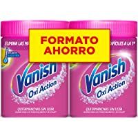Vanish Oxi Action - Quitamanchas para Ropa Blanca y de Color- lavadora o remojo- en Polvo- Sin Lejía - Pack de 2 x 900 g